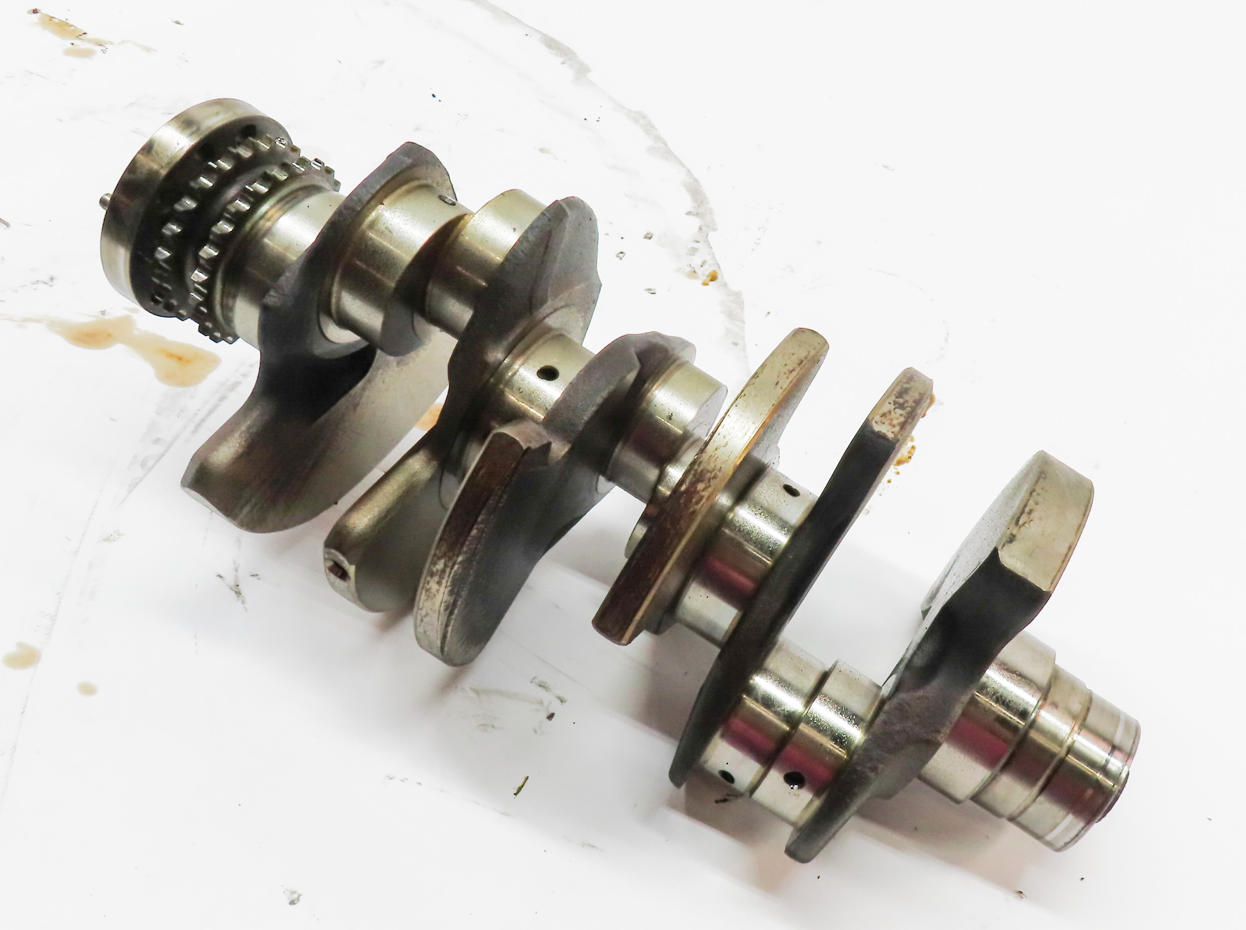 2014 AUDI Q7 (4L) 3.0L SUPER (CTWA) ENGINE CRANKSHAFT CRANK SHAFT — exact item pictured